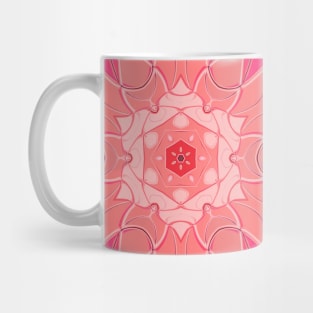 Cartoon Mandala Flower Pink Mug